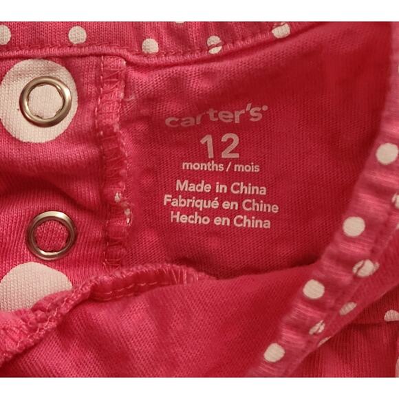 Mixed Name Brand Bundle of Baby Girl Pink Outfits 6-9 Months 4 Pieces - Picture 3 of 5